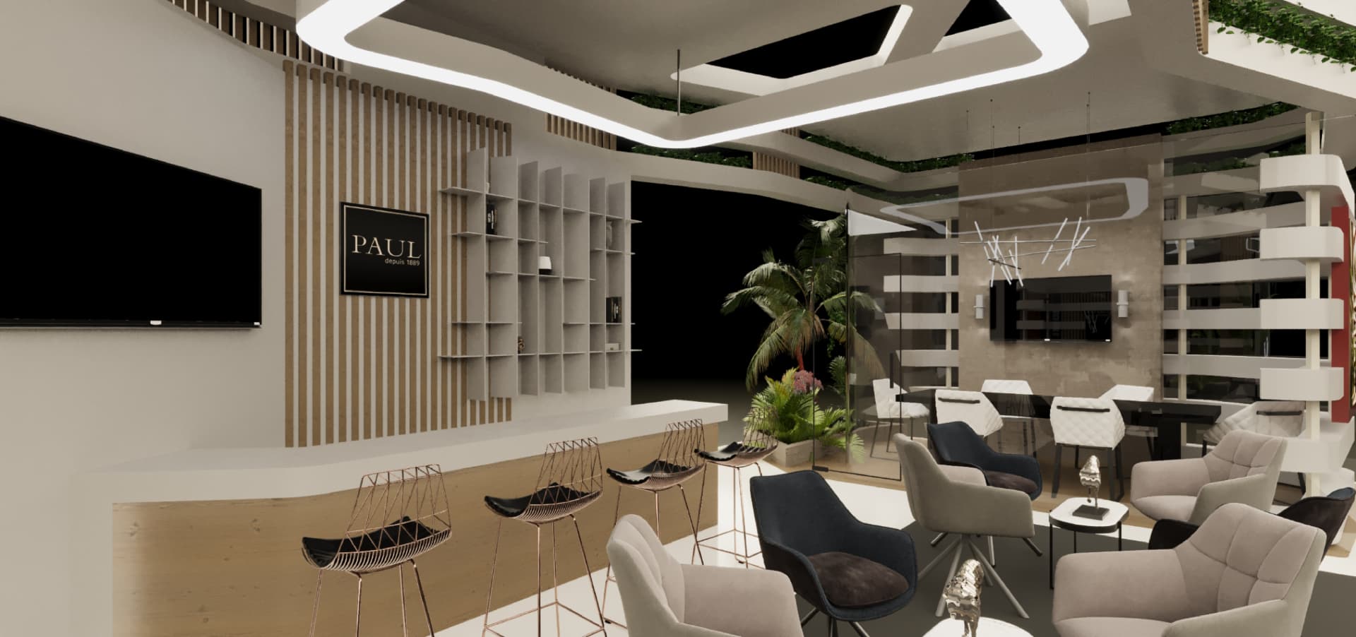 UPTOWN exhibition stand render 30