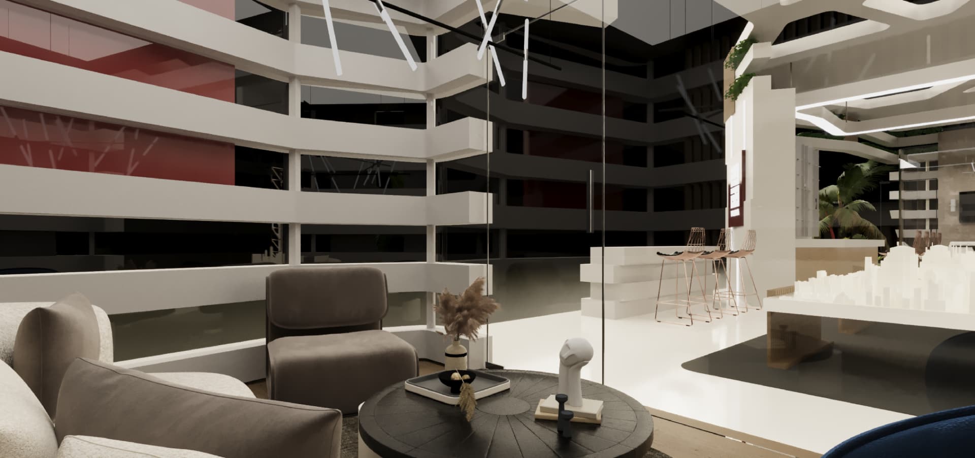 UPTOWN exhibition stand render 28