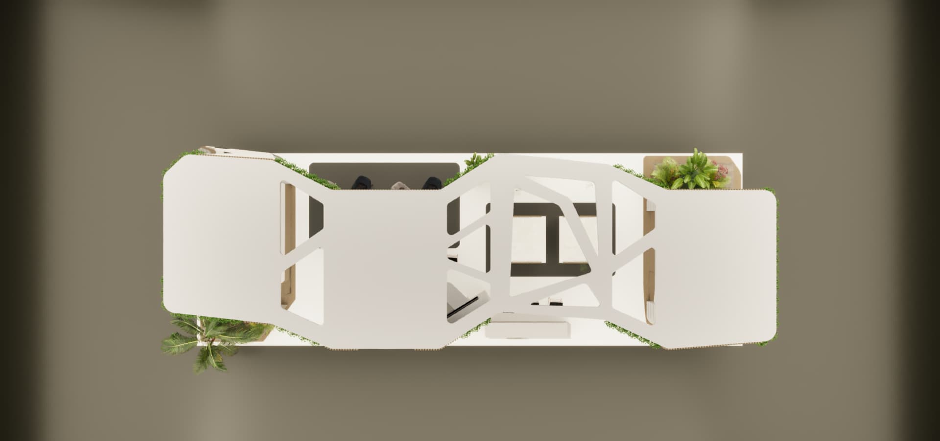 UPTOWN exhibition stand render 34