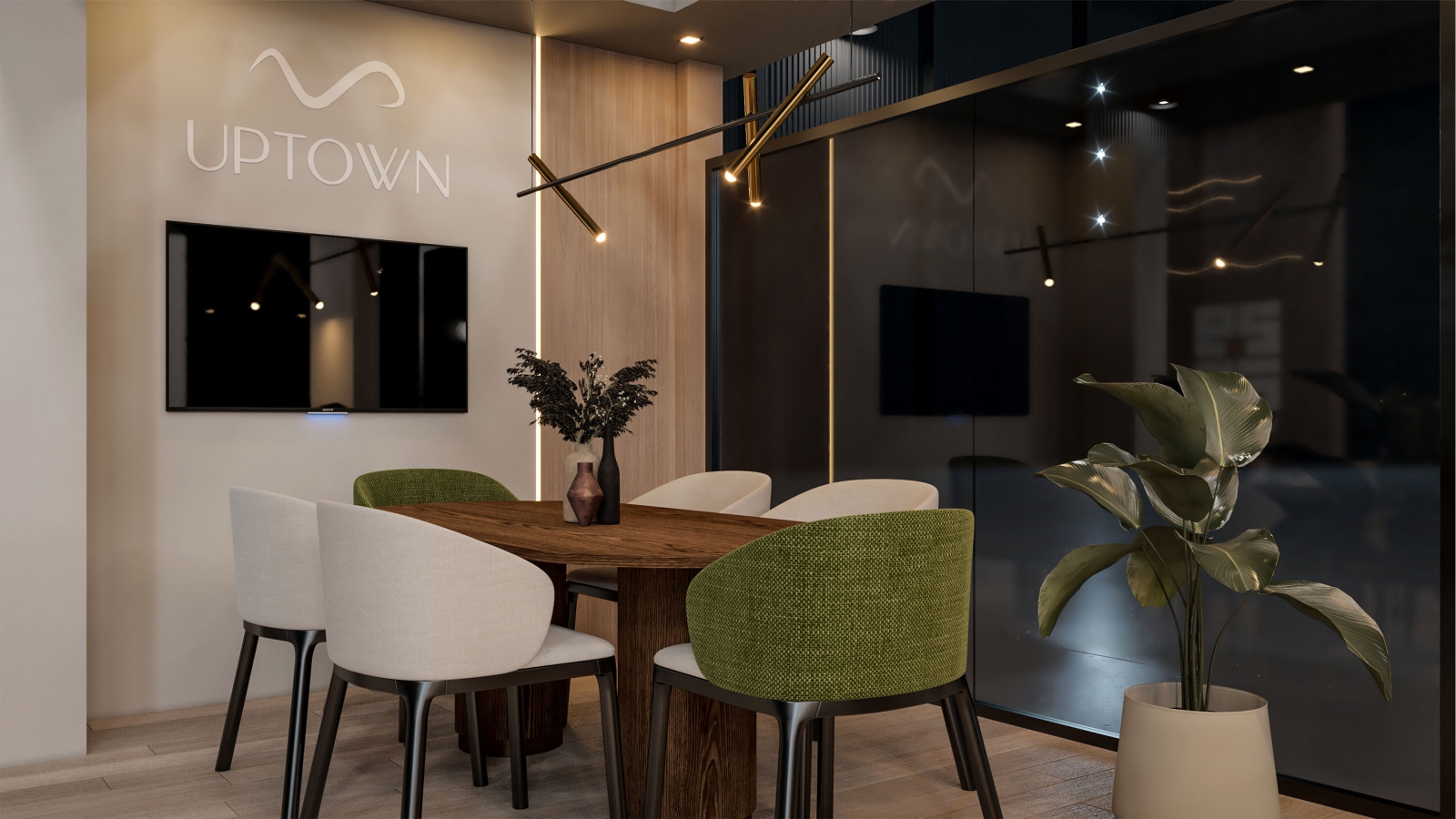 UPTOWN exhibition stand render 11