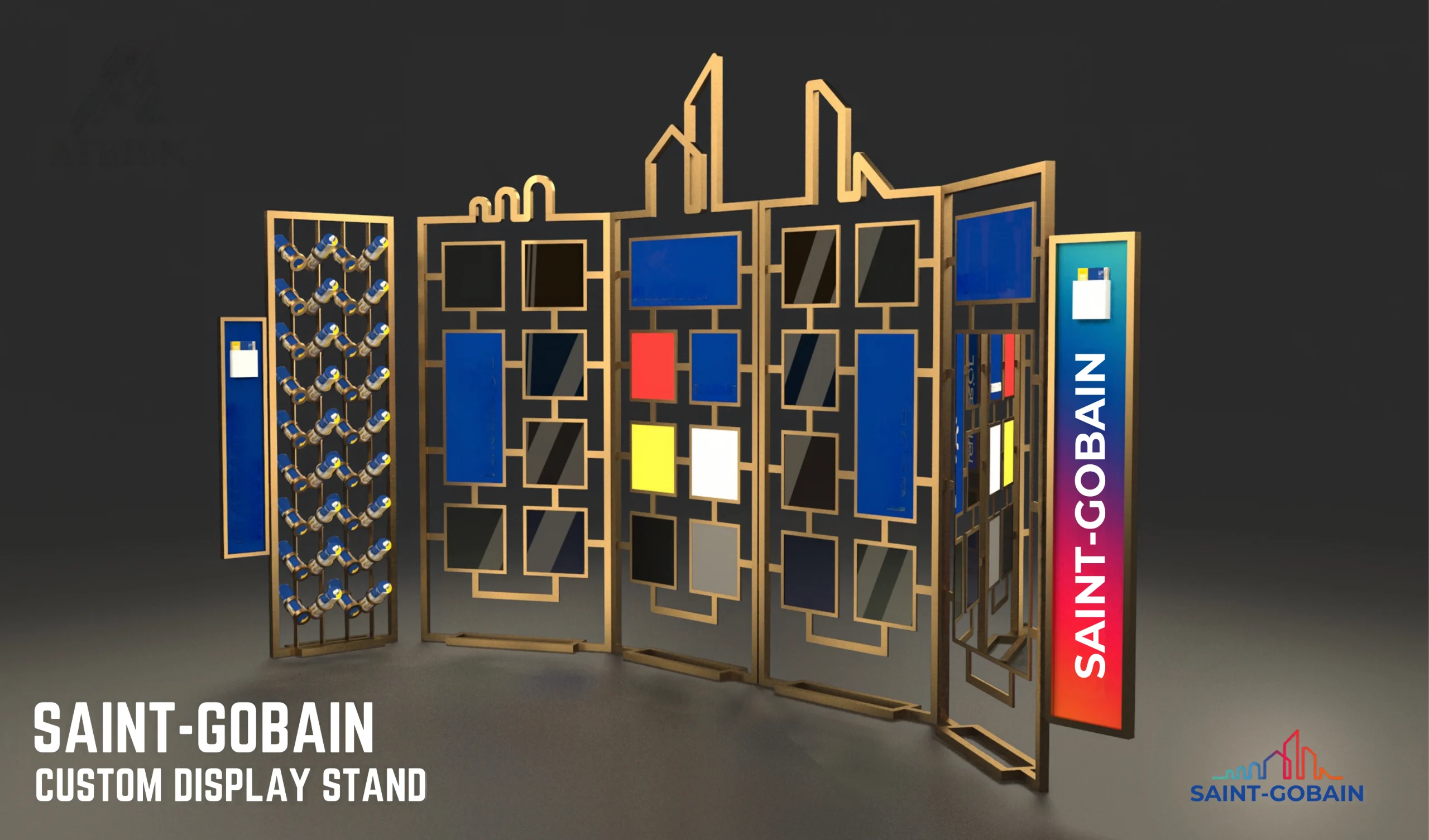 SAINT GOBAIN CUSTOM DISPLAY STAND — project image 1