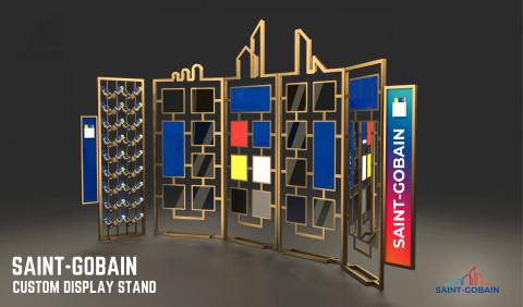 SAINT-GOBAIN CUSTOM DISPLAY STAND