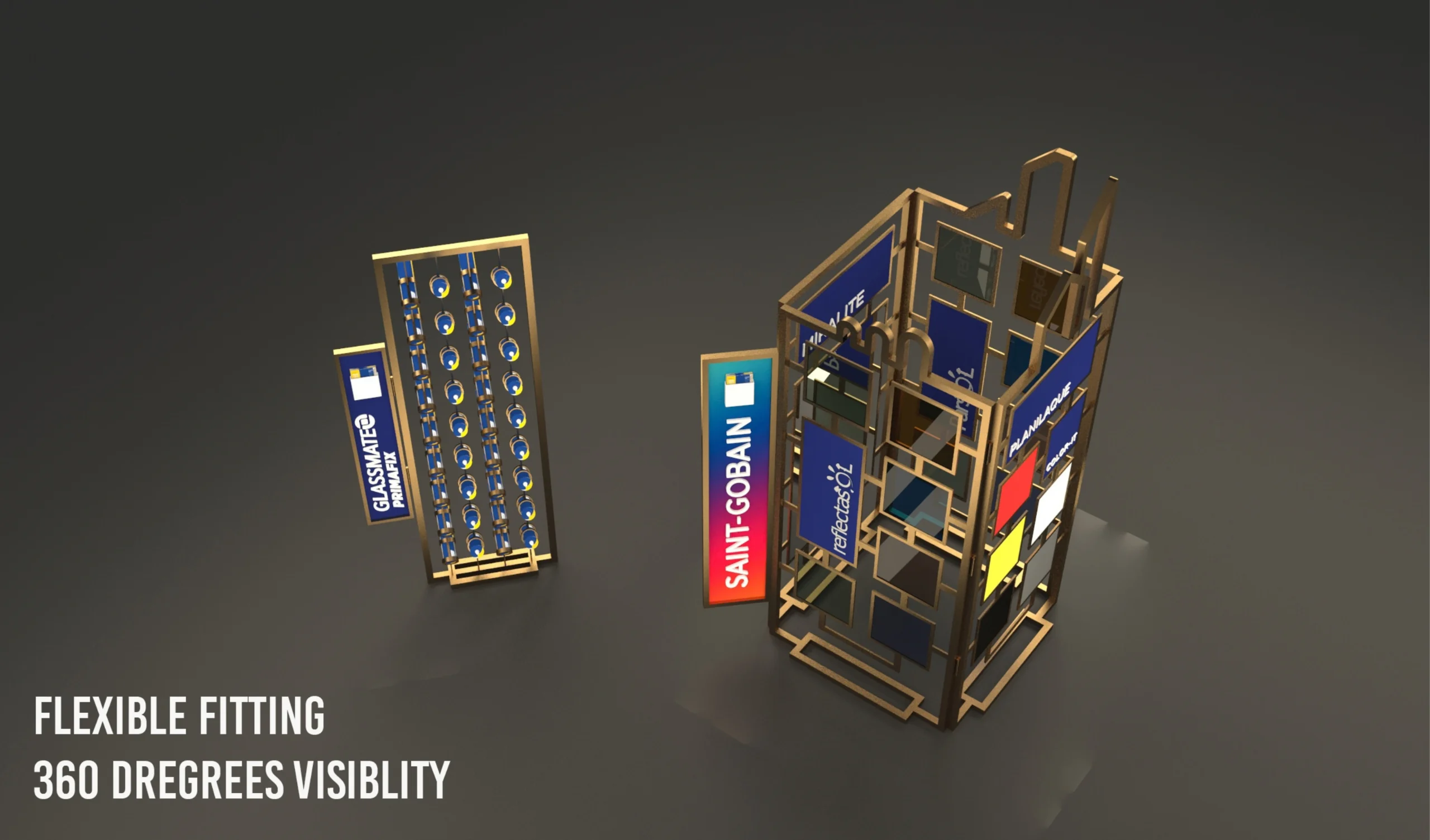 SAINT GOBAIN CUSTOM DISPLAY STAND — project image 3