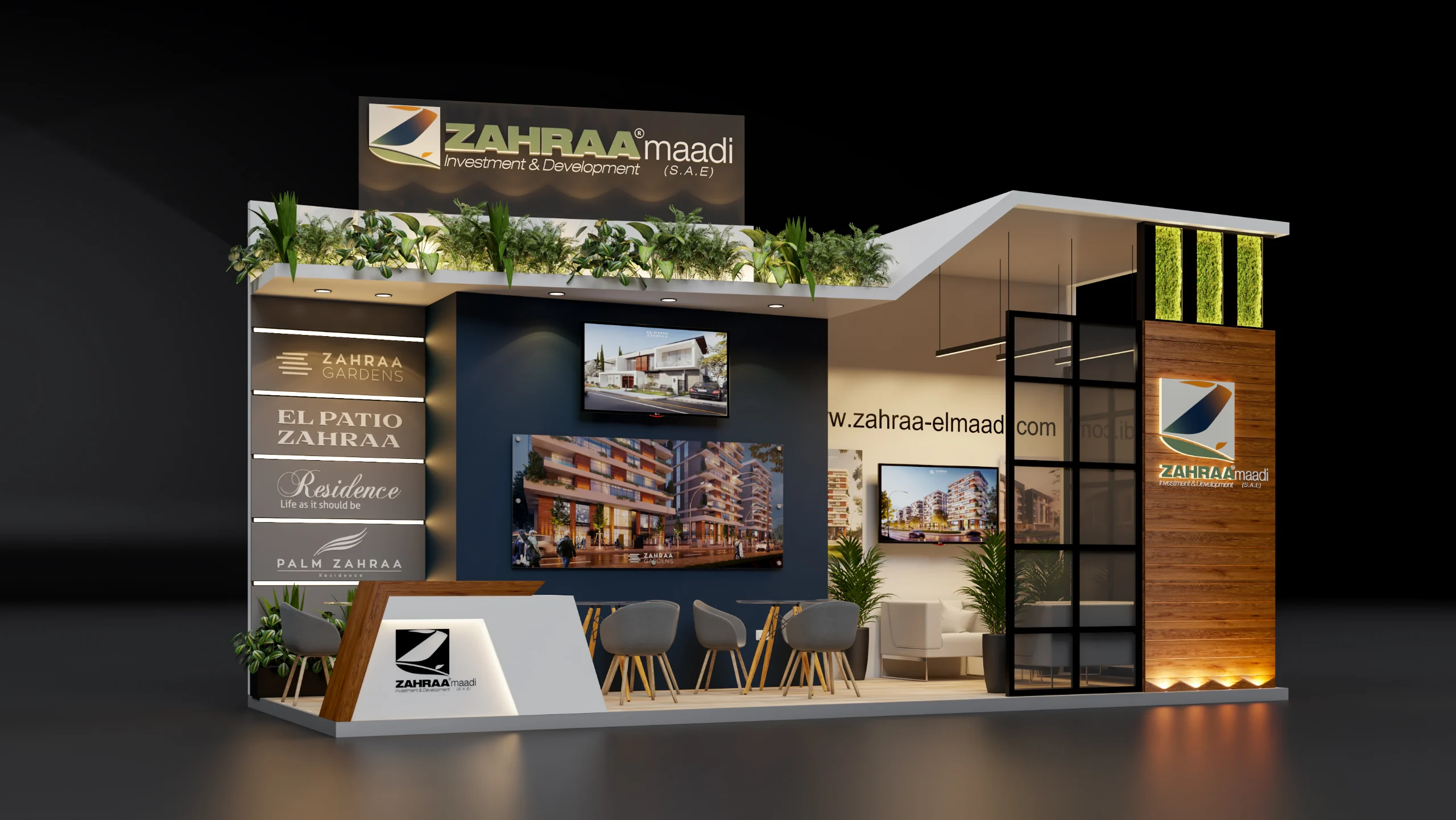 ZAHRAA Maadi Booth — project image 1