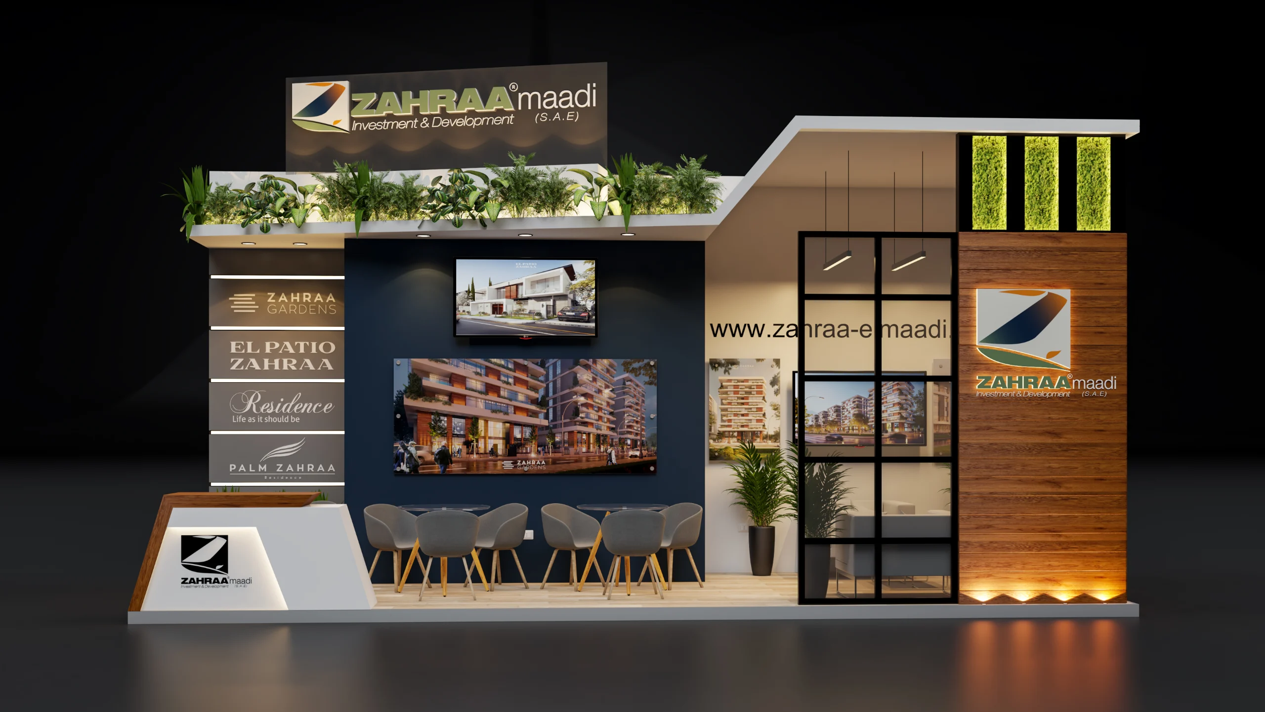 ZAHRAA Maadi Booth — project image 2