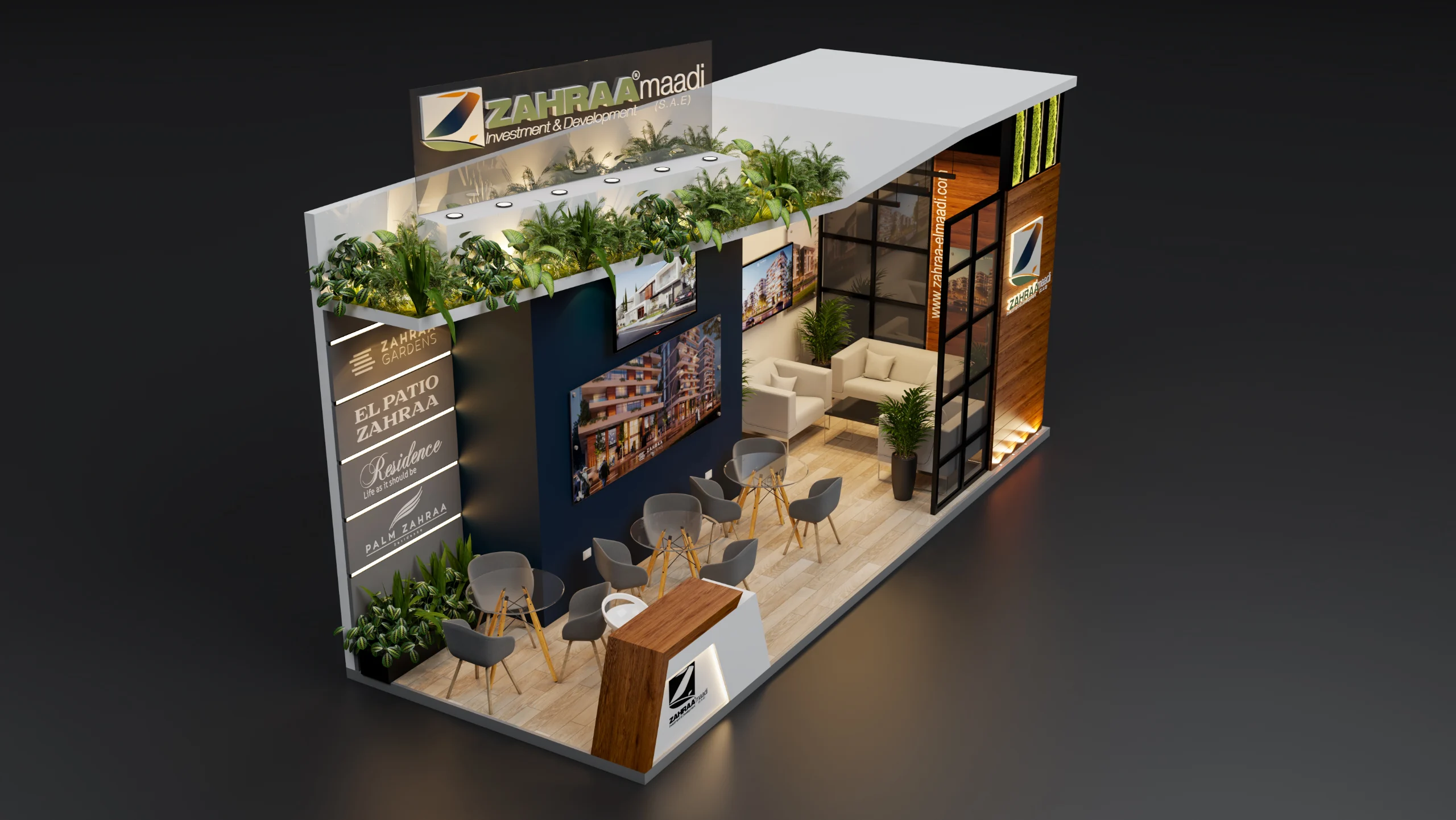 ZAHRAA Maadi Booth — project image 6